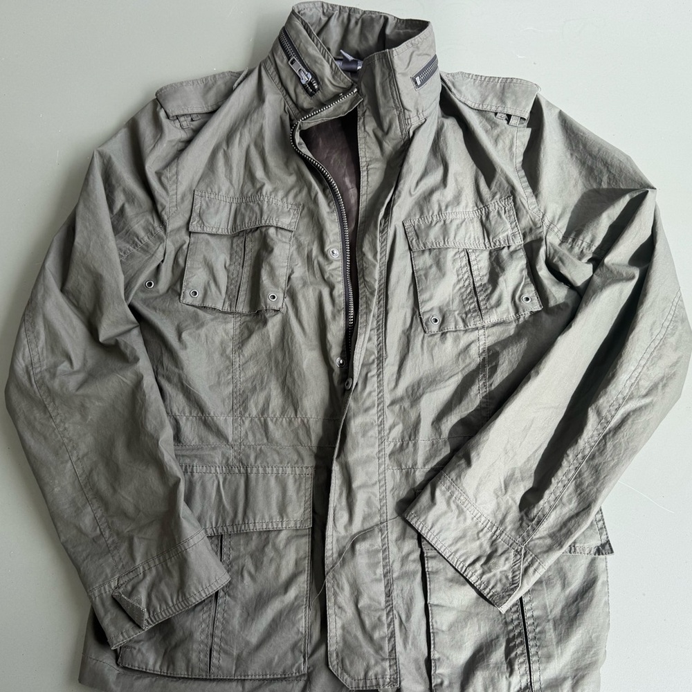 H&M Dark Olive Green Military Jacket